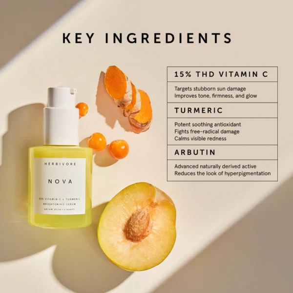 NOVA 15% Vitamin C + Turmeric Brightening Serum - Image 7